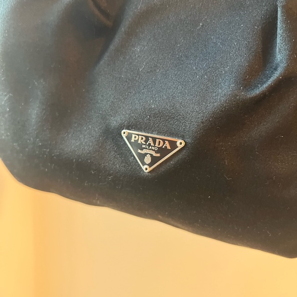 Prada Vintage Black Silk Purse - Picture 3 of 8